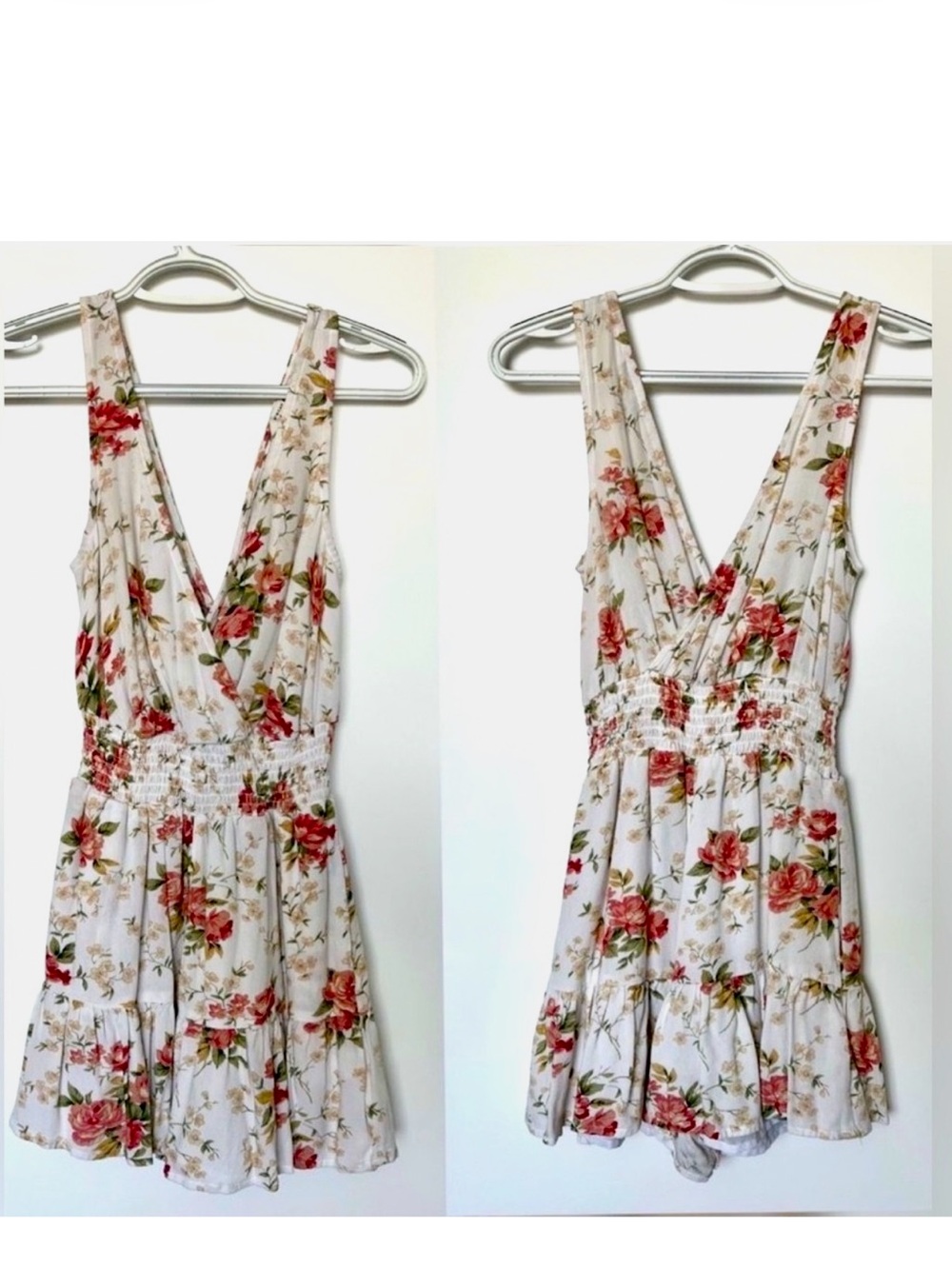 American Eagle Floral Romper XS